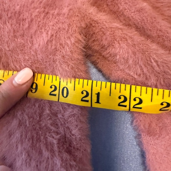 mittoshop Pink Cowl Neck Sweater with Relaxed Fit - Picture 4 of 7